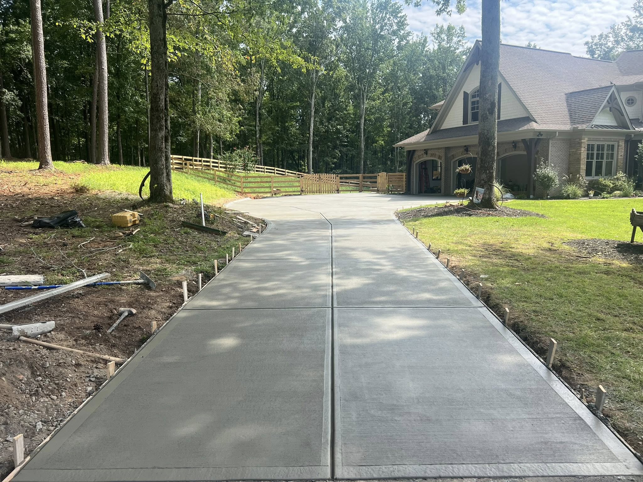 Long Driveway with Turnaround