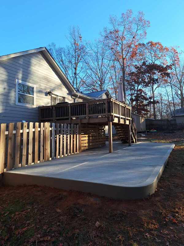 Concrete Patio in Acworth near Acworth, GA