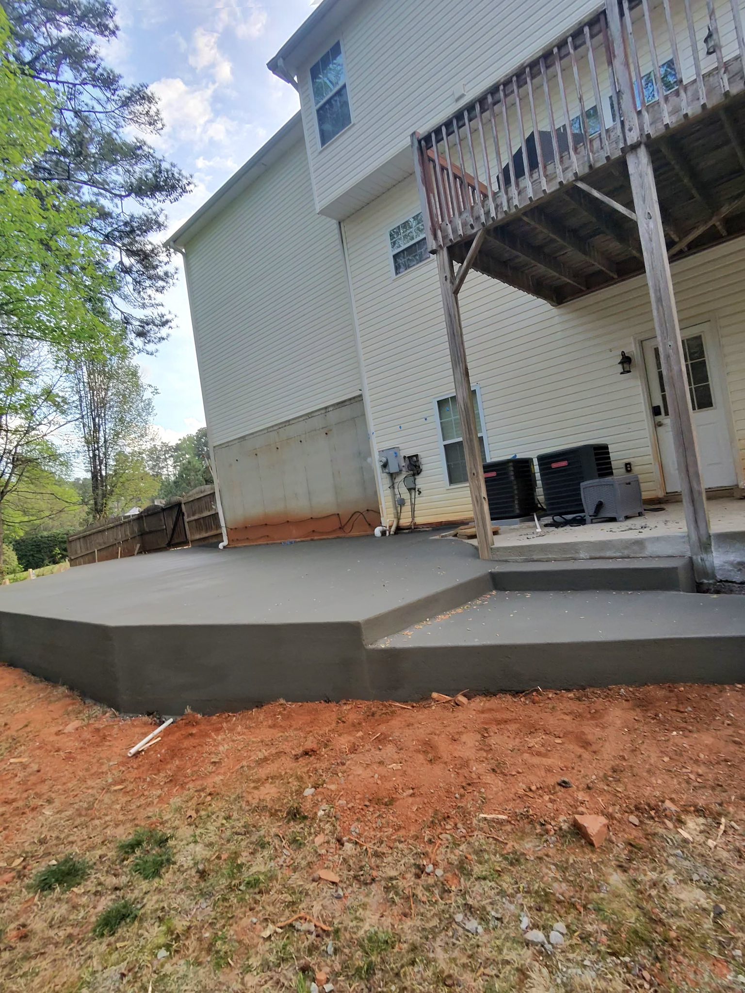 Under-Deck Patio
