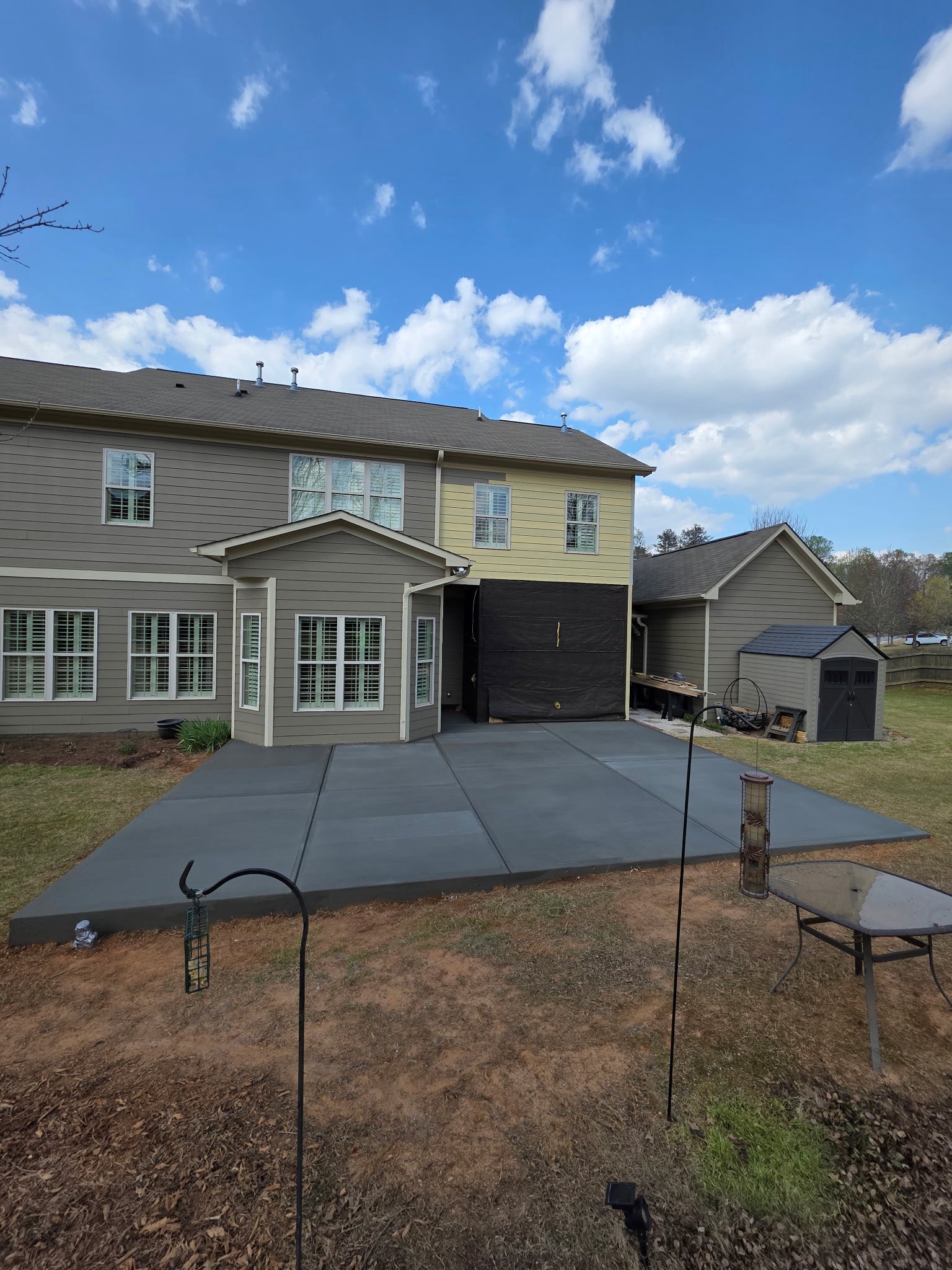 Large Patio Pour