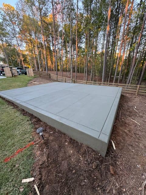 Backyard Slab